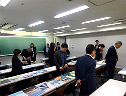 審査会の様子（於：専門学校東京テクニカルカレッジ）