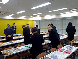 審査会の様子（於：専門学校東京テクニカルカレッジ）