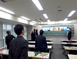 審査会の様子（於：専門学校東京テクニカルカレッジ）
