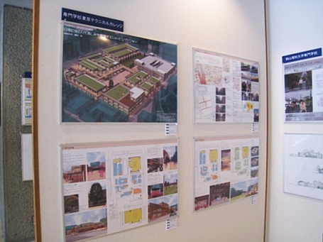 学生の作品パネル