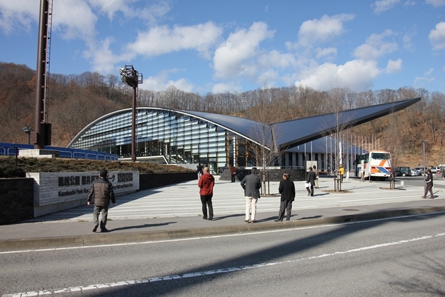 「風越公園軽井沢 アイスパーク」見学